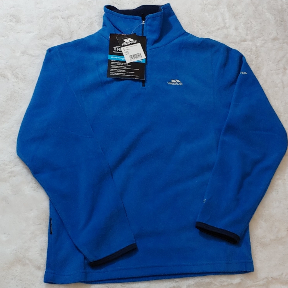NWT TRESPASS FLEECE BOYS' SWEATER PULLOVER US 9/10